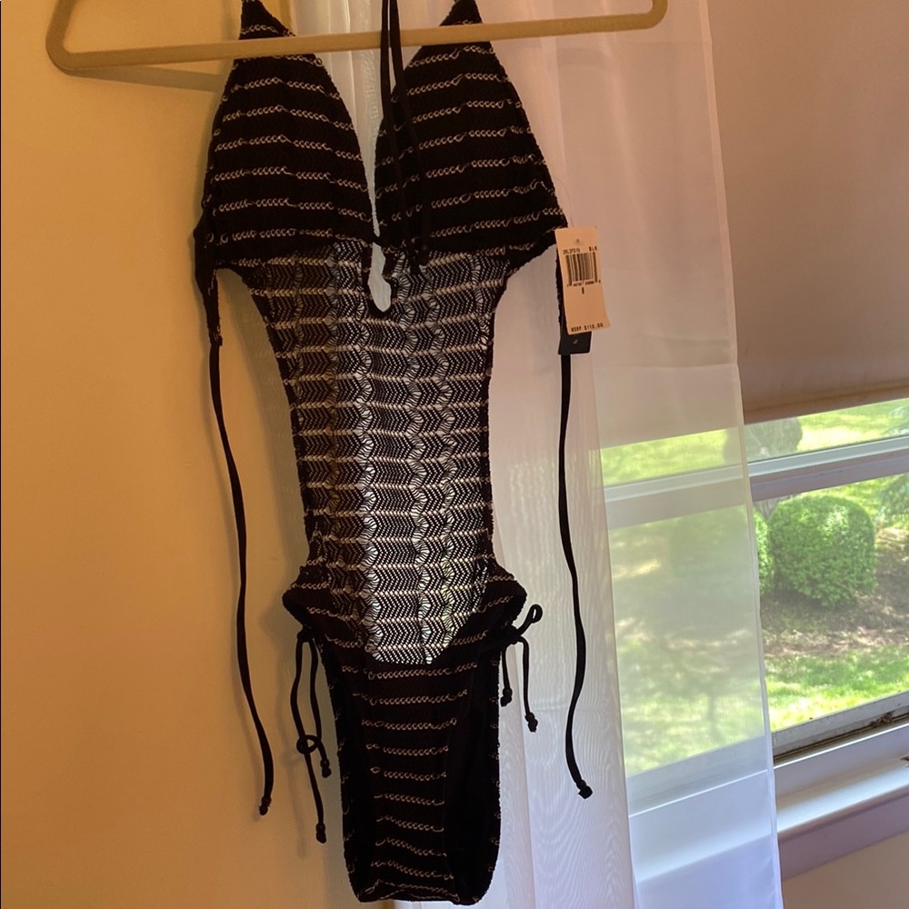 Ralph Lauren Black and White Women's Swimsuit